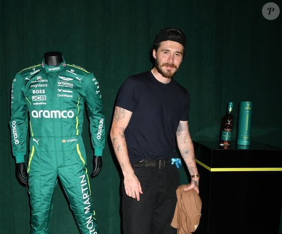 Brooklyn Beckham - Des célébrités ont assisté au lancement du whisky Glenfiddich X Aston Martin Formula One Team Limited Edition 16-Year-Old à New York. @Backgrid USA / Bestimage