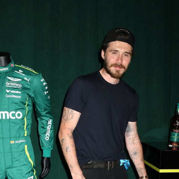 Brooklyn Beckham - Des célébrités ont assisté au lancement du whisky Glenfiddich X Aston Martin Formula One Team Limited Edition 16-Year-Old à New York. @Backgrid USA / Bestimage