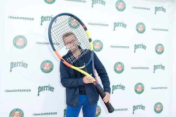 Alexandre Delpérier - Evénement "Smash Perrier" du deuxième étage de la Tour Eiffel au Champ-de-Mars à Paris le 8 juin 2017.  © Pierre Perusseau/Bestimage