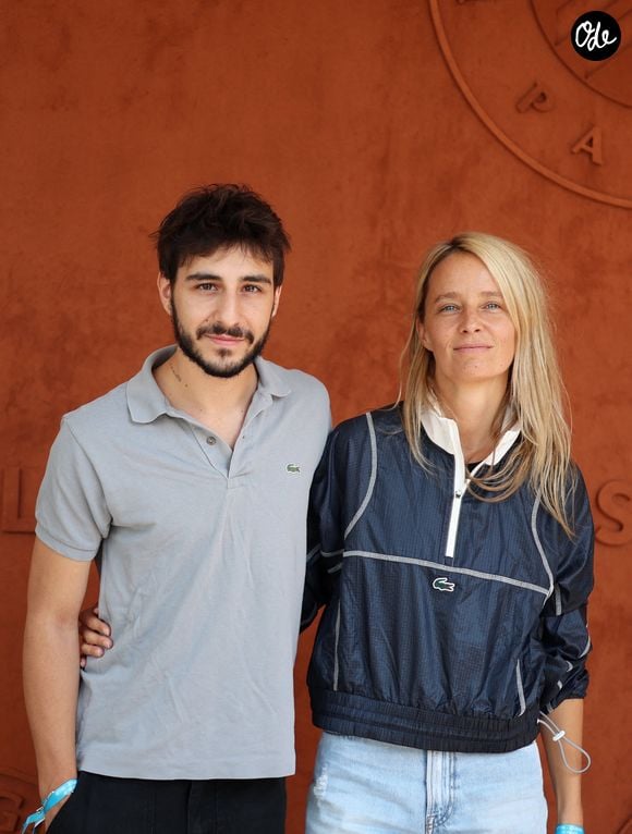 Ben Attal et sa compagne Jordane Crantelle au village lors des Internationaux de France de Tennis de Roland Garros 2023. Paris, le 7 juin 2023. Crédit Jacovides / Moreau / Bestimage
