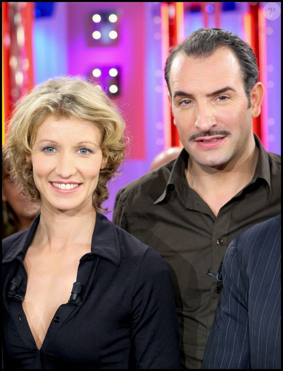 Archives Jean Dujardin et Alexandra Lamy  Enregistrement de l'émission 'Vivement Dimanche'. |Archives - Guillaume Gaffiot