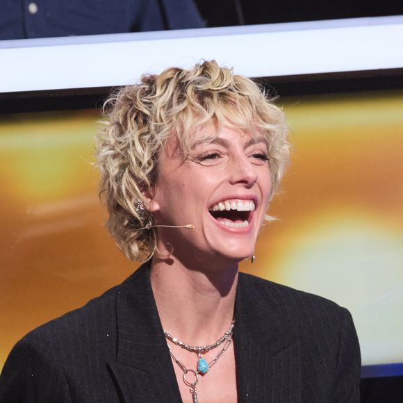 Sara Mortensen - Enregistrement de l'émission "100% Logique", présentée par Cyril Féraud et diffusée le 12 avril 2025 sur France 2. Le 17 décembre 2024
© Cyril Moreau / Bestimage