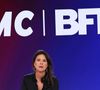 Le modèle est signé de la marque espagnole Lola Casademunt.

Apolline de Malherbe lors de la conférence de presse de rentrée BFM TV. - RMC du groupe Altice France à Paris, France, le 31 août 2023. © Coadic Guirec/Bestimage