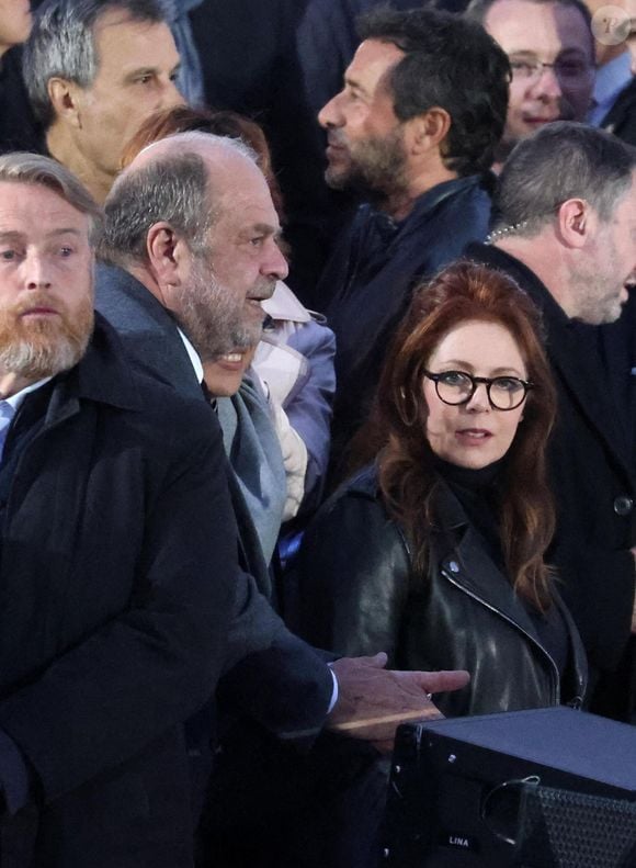 Eric Dupond-Moretti et Isabelle Boulay - Le président Emmanuel Macron prononce un discours au Champ de Mars le soir de sa victoire à l'élection présidentielle


© Dominique Jacovides / Bestimage