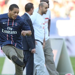 Joey Starr au match de football Psg-Sochaux au Parc des Princes, le 29 septembre 2012. ©Bestimage