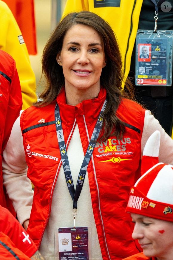 La princesse Marie de Danemark lors des "Invictus Games Vancouver Whistler 2025" à Vancouver, le 15 février 2025. Backgrid USA / Bestimage