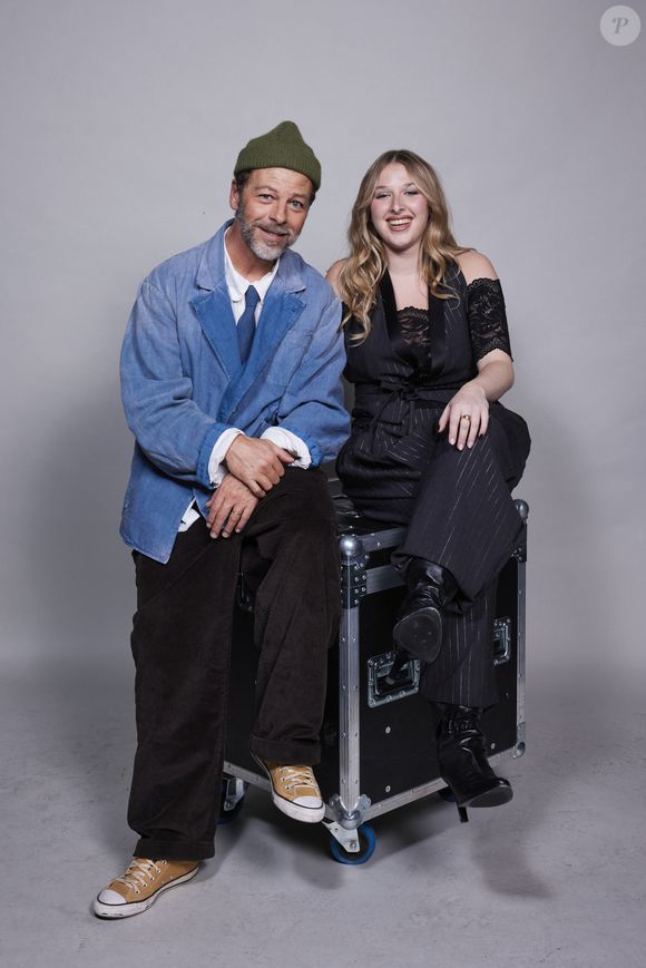 Exclusif - Helena, Christophe Mae - Studio avec les artistes pour les surprises de l'enregistrement de l'émission "La chanson secrète N°14", présentée par N.Aliagas et diffusée le 26 décembre sur TF1, à Paris, France, le 9 décembre 2025. © Jacovides-Moreau/Bestimage