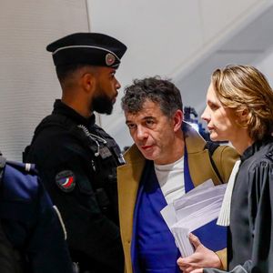 Le procès de Stéphane Plaza débute au tribunal correctionnel de Paris, où il est jugé pour violences sur deux anciennes compagnes, à Paris, France. © Chrstophe Clovis/Bestimage
