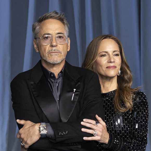 Robert Downey Jr. et Susan Downey assistent aux arrivées du 5ème Gala Annuel du Musée de l'Académie au Musée de l'Académie du Cinéma, Ted Mann Theater à Los Angeles, CA le 18 octobre 2025. Photo par Corine Solberg/SPUS/ABACAPRESS.COM