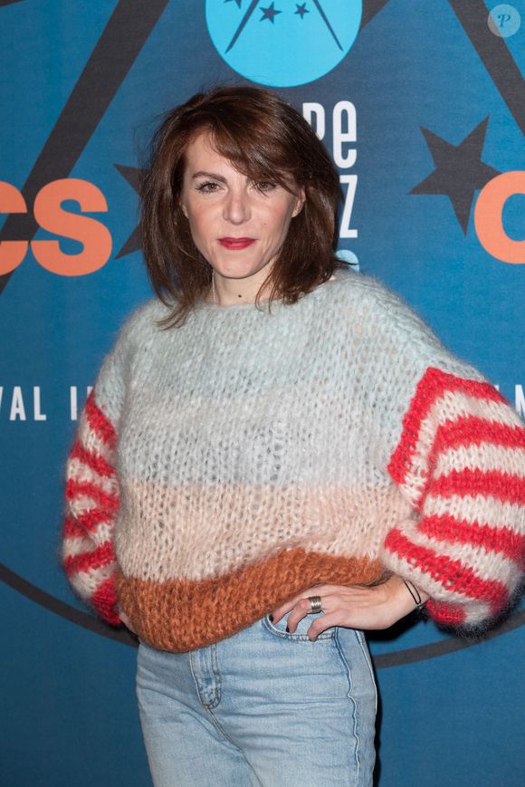 Anne-Élisabeth Blateau lors du photocall du troisième jour de la 23e édition du festival international du film de comédie l'Alpe d'Huez, Isère, France, le 16 janvier 2020. © Cyril Moreau/Bestimage