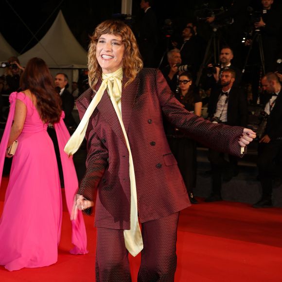 Daphné Bürki - Montée des marches du film « La femme la plus riche du monde » lors du 78ème Festival International du Film de Cannes, au Palais des Festivals à Cannes. Le 18 mai 2025
© Jacovides-Moreau / Bestimage