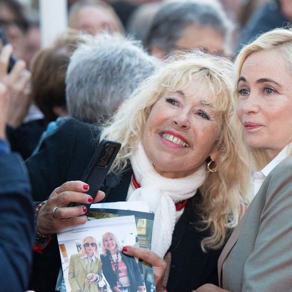 Emmanuelle Beart sur le tapis rouge du 38ème Festival du Film de Cabourg à Cabourg, France, le 14 juin 2024. Photo de Aurore Marechal/ABACAPRESS.COM