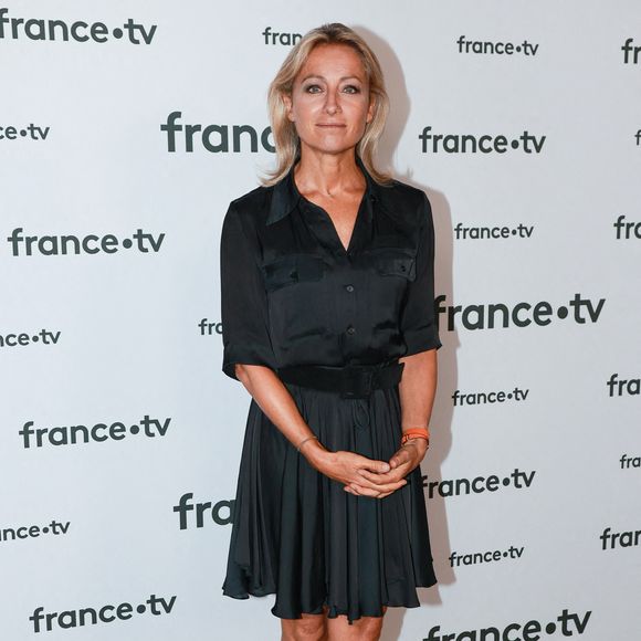 Anne-Sophie Lapix participe à la conférence de presse de France Télévision le 06 juillet 2022 à Paris, France. Photo by Nasser Berzane/ABACAPRESS.COM