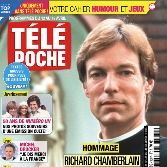Couverture du magazine "Télé Poche" du 12 au 18 avril 2025