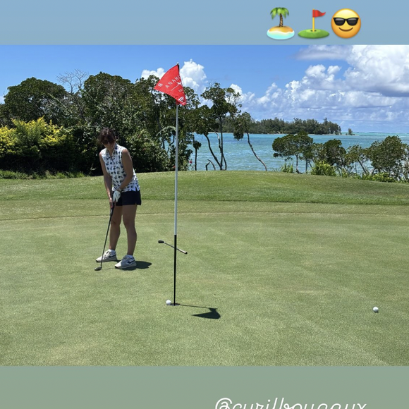 L’occasion pour eux de faire une partie de golf