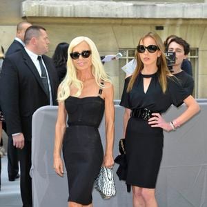 Donatella Versace et Allegra Versace en juillet 2012