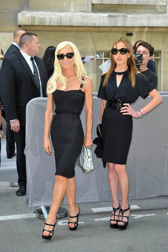 Donatella Versace et Allegra Versace en juillet 2012