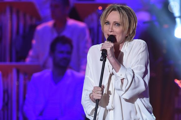 Exclusif - Patricia Kaas - Enregistrement de l'émission "Les années bonheur" présentée par Patrick Sébastien à La Plaine-Saint-Denis le 11 octobre 2016. © Giancarlo Gorassini/Bestimage