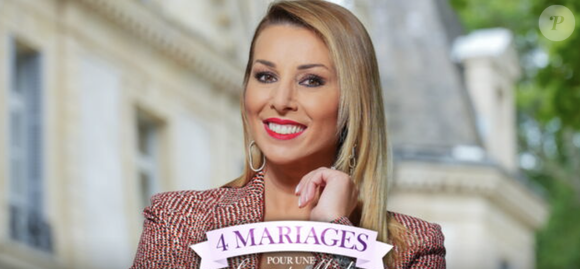 Et avec elle,&ee son experte Élodie Villemus. 

Logo de l'émission Quatre mariages pour une lune de miel.