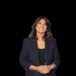 Estelle Denis lors de la conférence de presse de rentrée des chaînes du groupe RMC-BFM à Paris, le 17 septembre 2025.
Pierre Perusseau / Bestimage