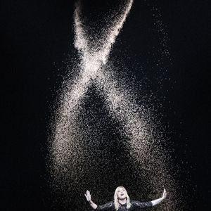 May 17, 2025, Basel, Switzerland: Louane of France competes in the Grand Final of the 69th Eurovision Song Contest at St. Jakobshalle on May 17, 2025, in Basel, Switzerland. © Baden Roth/ZUMA Press Wire/Bestimage