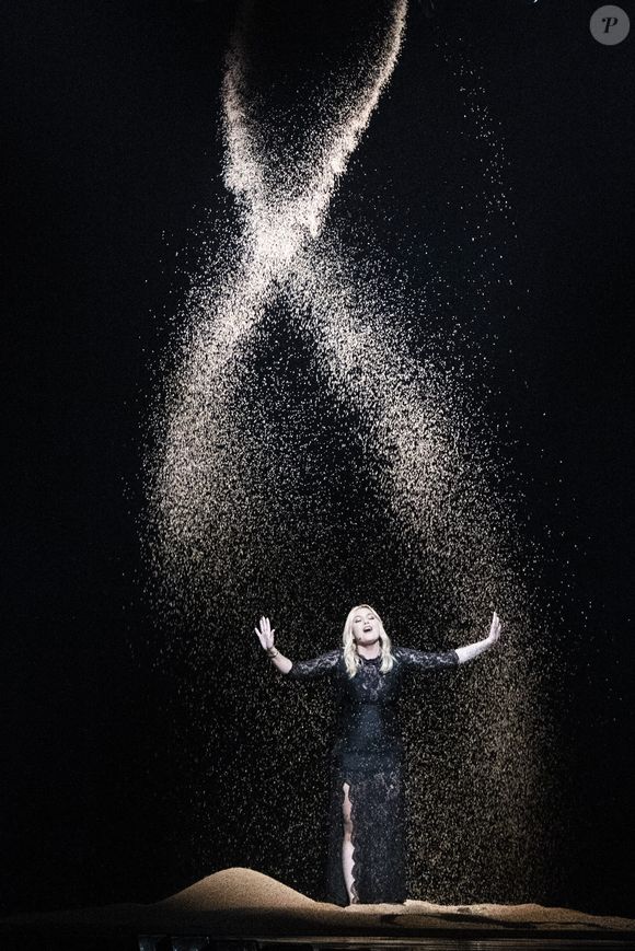 May 17, 2025, Basel, Switzerland: Louane of France competes in the Grand Final of the 69th Eurovision Song Contest at St. Jakobshalle on May 17, 2025, in Basel, Switzerland. © Baden Roth/ZUMA Press Wire/Bestimage