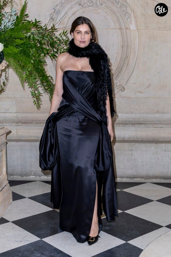 Laetitia Casta - Photocall du défilé Dior "Collection Haute Couture Printemps/Eté 2026" lors de la Fashion Week de Paris (PFW), au musée Rodin, à Paris, France, le 26 janvier 2026. © Olivier Borde/Bestimage