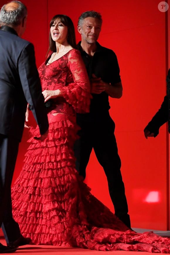 Monica Bellucci et Vincent Cassel lors de la projection du film "Irreversible" pendant le76ème Festival du Film de Venise la Mostra à Venise en Italie le 31 Août 2019