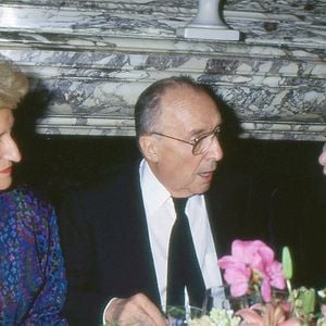 Bernadette Chirac, Loulou Gasté et Line Renaud à Paris, en 1988. © Bortoli / JLPPA / Bestimage