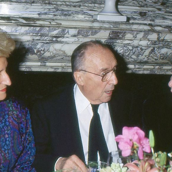 Bernadette Chirac, Loulou Gasté et Line Renaud à Paris, en 1988. © Bortoli / JLPPA / Bestimage