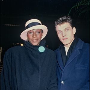 Archives : Marc Lavoine et son ex femme Denise Pascale lors des Victoires de la Musique en 1985 RINDOFF-PATERSON / BESTIMAGE