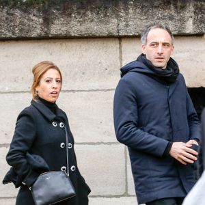 Léa Salamé et son compagnon Raphaël Glucksmann à Paris, France, le 31 janvier 2020.