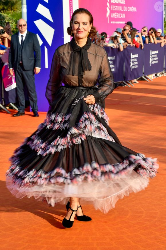 Carole Bouquet assiste à la cérémonie de clôture du 49ème Festival du Cinéma Américain de Deauville le 9 septembre 2023 à Deauville, France Photo by Shootpix/ABACAPRESS.COM