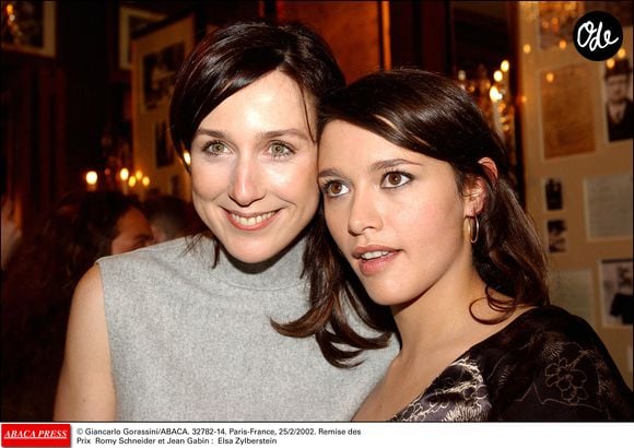Remise des prix Romy Schneider et Jean Gabin : Elsa Zylberstein, Emma de Caunes. Le 25 février 2002. © Giancarlo Gorassini/ABACA