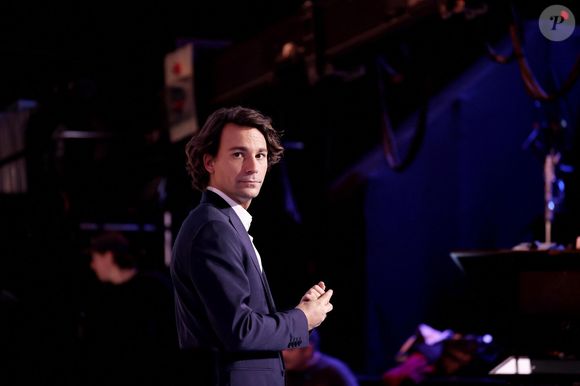 Exclusif - Bertrand Chameroy sur le plateau de sa nouvelle émission "Bertrand n'a pas sommeil", diffusée à partir du 5 janvier sur France 2
© Dominique Jacovides / Bestimage