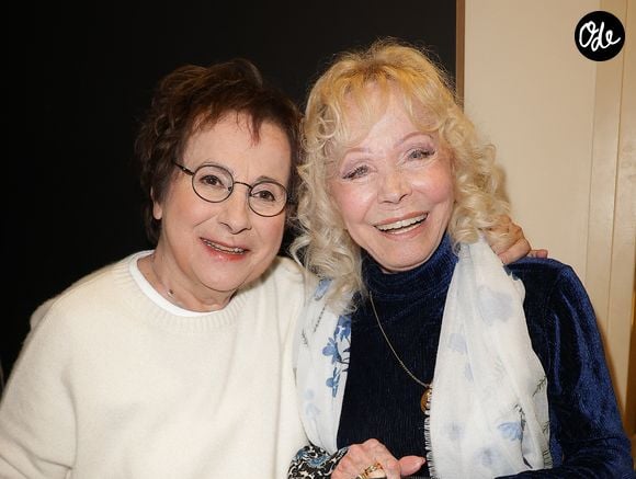 Marie-Paule Belle et Isabelle Aubret - Générale du concert de Marie-Paule Belle "Au Revoir et Merci" au théâtre de Passy à Paris le 19 mai 2026. © Coadic Guirec/Bestimage
