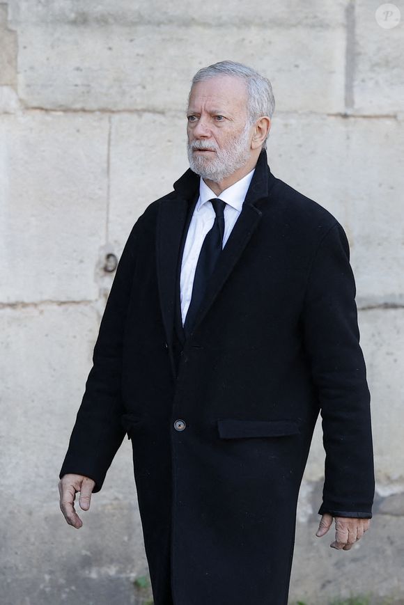 Francis Huster - Obsèques de Nathalie Baye en l'église Saint-Sulpice à Paris le 23 avril 2026. 

© Dominique Jacovides - Coadic Guirec / Bestimage