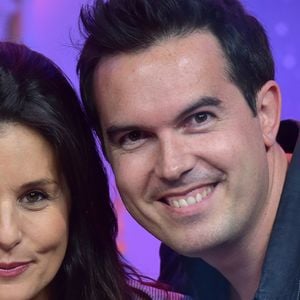 Faustine Bollaert et Maxime Chattam au lancement du nouveau spectacle "Mickey et le magicien" au Parc Disneyland Paris, le 2 juillet 2016 

Photo : Giancarlo Gorassini / Bestimage