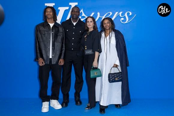 Tidiane Sy, Omar Sy, Hélène Sy, Sabah Sy au photocall du défilé Homme Louis Vuitton Printemps/Été 2025  dans le cadre de la Fashion Week de Paris, France, le 18 juin 2024. © Olivier Borde/Bestimage