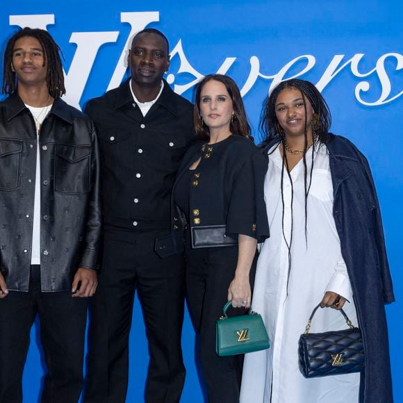 Tidiane Sy, Omar Sy, Hélène Sy, Sabah Sy au photocall du défilé Homme Louis Vuitton Printemps/Été 2025  dans le cadre de la Fashion Week de Paris, France, le 18 juin 2024. © Olivier Borde/Bestimage