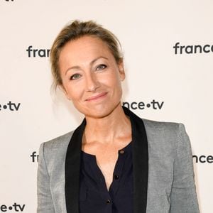 Anne-Sophie Lapix au photocall de la conférence de presse de France 2 au théâtre Marigny à Paris le 18 juin 2019

© Coadic Guirec / Bestimage