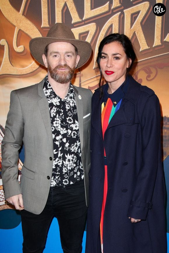 Le réalisateur Mathias Malzieu (Dionysos) et Olivia Ruiz assistent à la première du film « Une Sirène à Paris », qui s'est tenue au cinéma Max Linder à Paris, en France, le 2 mars 2020. Photo de David Boyer/ABACAPRESS.COM