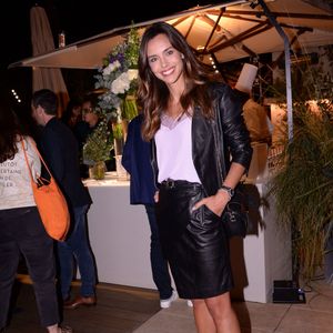 Exclusif - Marine Lorphelin ( (Miss France 2013) - Soirée Orange objectif 2024 au restaurant du café de l'homme à Paris le 23 septembre 2021. © Rachid Bellak/Bestimage