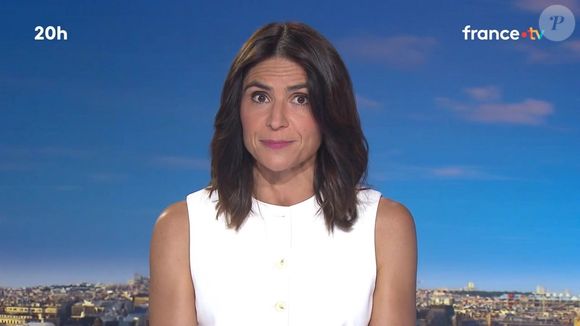 Sonia Chironi à la présentation du JT de 20h de France 2.