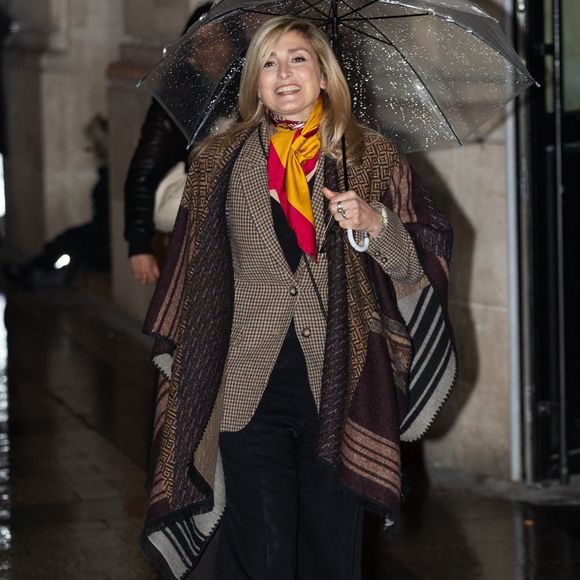 Julie Gayet est arrivée au défilé AMI Paris Menswear Fall/Winter 2026-2027 dans le cadre de la semaine de la mode de Paris le 21 janvier 2026 à Paris, France. Photo by Nasser Berzane/ABACAPRESS.COM