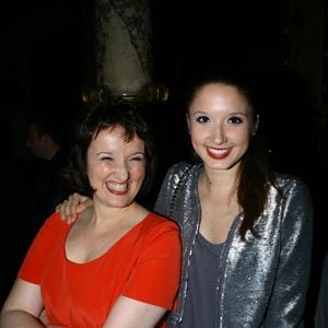 Anne Roumanoff et sa fille Alice - Anne Roumanoff inaugure sa statue de cire au musee Grevin a Paris le 10 juin 2013. (JLPPA / Bestimage).