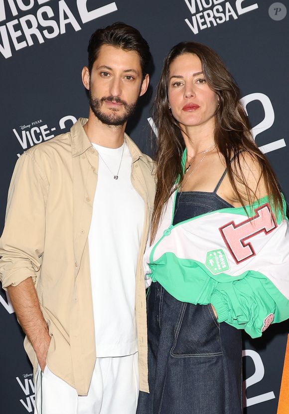 Pierre Niney et sa compagne Natasha Andrews - Avant-première du film "Vice-versa 2" au cinéma Le Grand Rex à Paris le 16 juin 2024. © Coadic Guirec/Bestimage