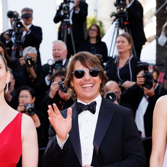 Hayley Atwell, Tom Cruise, Pom Klementieff - Montée des marches du film « Mission Impossible : The Final Reckoning » lors du 78ème Festival International du Film de Cannes, au Palais des Festivals à Cannes. Le 14 mai 2025
© Jacovides-Moreau / Bestimage