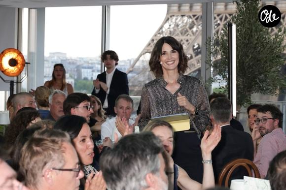 Exclusif - Eglantine Emeyé - Première édition du Multi Screen Grand Prix : une célébration inédite de la création audiovisuelle française dans le cadre prestigieux du Pullman Paris Tour Eiffel sous la présidence de S. Martin (Directeur Général de l’ARPP : l’Autorité de Régulation Professionnelle de la Publicité et également Président de La Fabrique des Formats) et animée par E. Eméyé (journaliste et présentatrice).
© Jack Tribeca / Bestimage