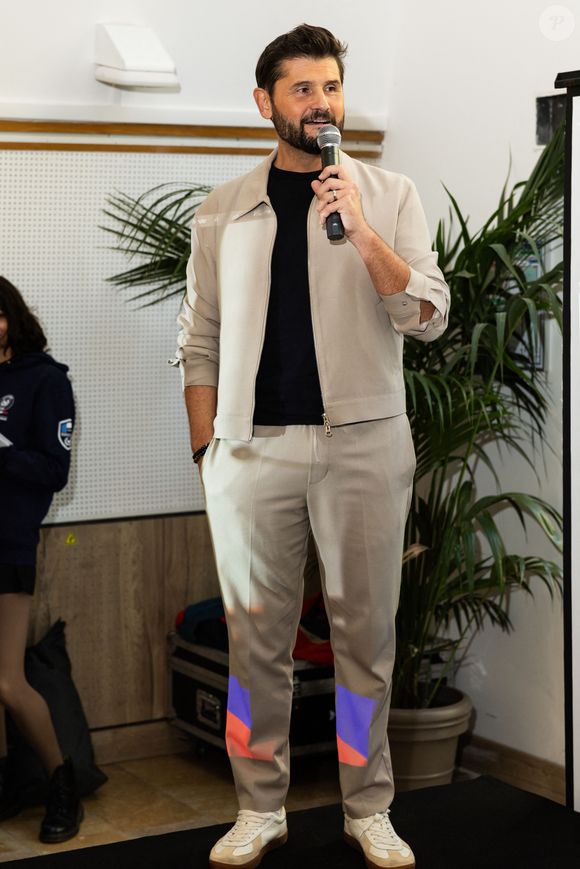 Christophe Beaugrand - C.Beaugrand participe au "Mars Global Adoption Weekend" (loto de la protection animale) à la Maison de l'animal à Paris, le 11 octobre 2025.
© Julien Sarkissian / Bestimage